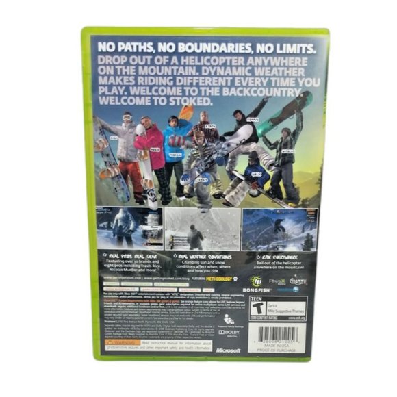 Destineer Stoked Microsoft Xbox 360, 2009 Snowboarding Complete - Picture 3 of 3